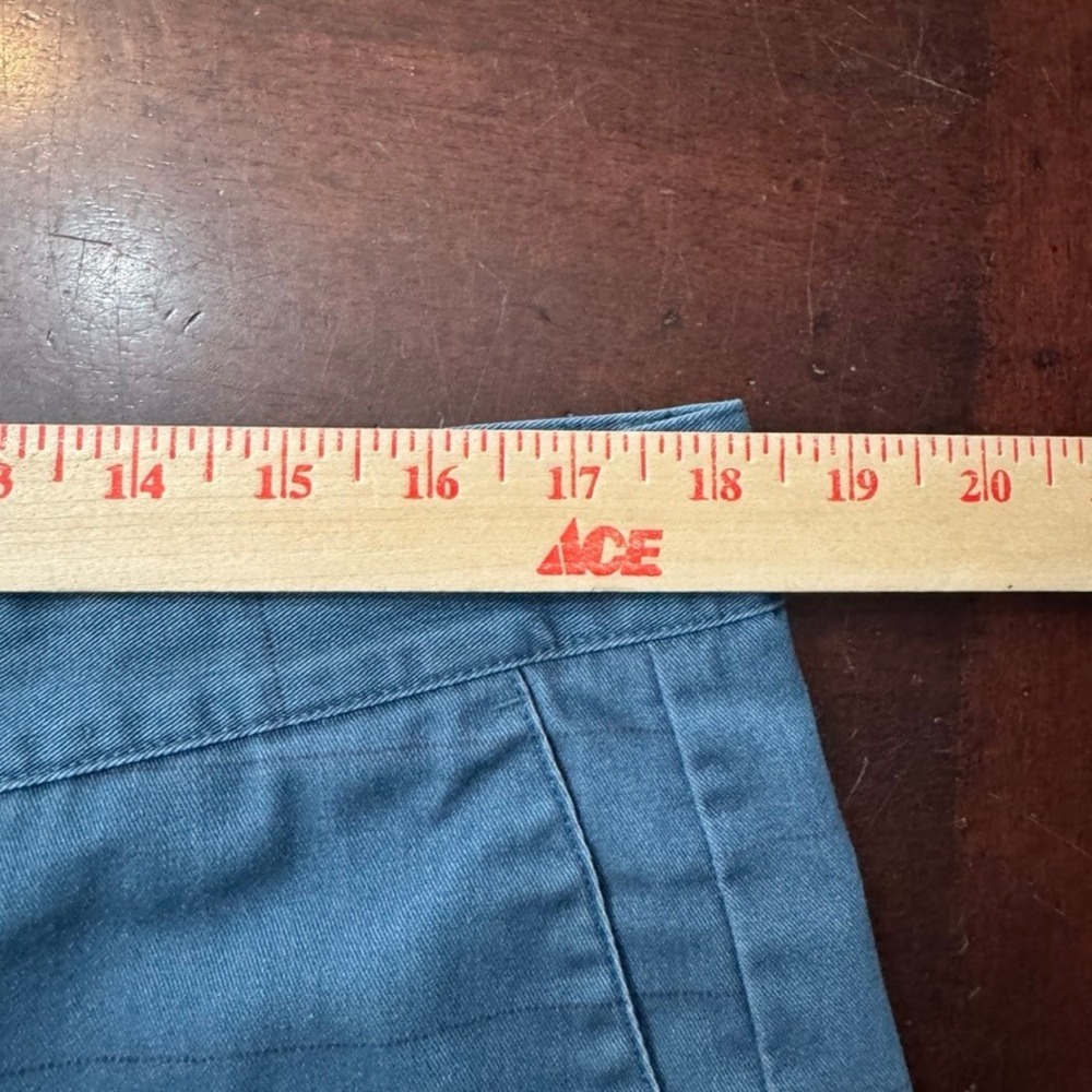 Lot of 2 Volcom Frickin Modern Chino Shorts Mens 36 Blue Striped Twill A0931108 - Picture 9 of 15